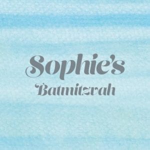 Batmitzvah Benscher BT7 Hebrew English & Transliteration