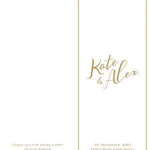 1/3 A4 Wedding Benscher A43RDW4