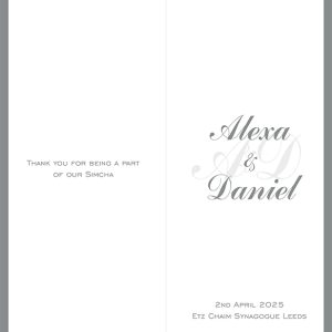 1/3 A4 Wedding Benscher A43RDW6