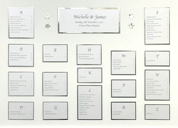 Diamond Table Plan