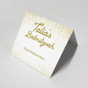 Golden Dots - Celebration Escort Card