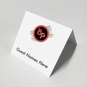 Modern Icon - Celebration Place Card