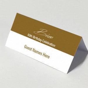 Gold Special - Diamond Place Card
