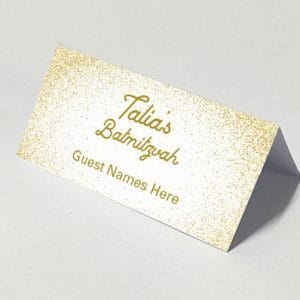 Golden Dots - Diamond Place Card