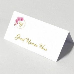 Golden Keyring - Diamond Place Card