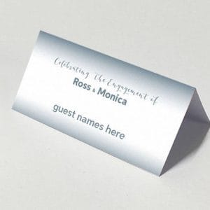 Silver Special - Diamond Place Card