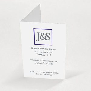 Blue Square - Exclusive Escort Card