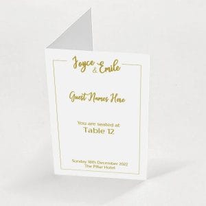 Golden Tablet - Exclusive Escort Card