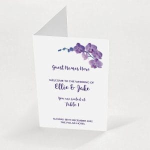 Purple Flora - Exclusive Escort Card
