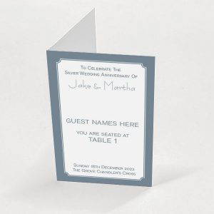 Silver Edge - Exclusive Escort Card