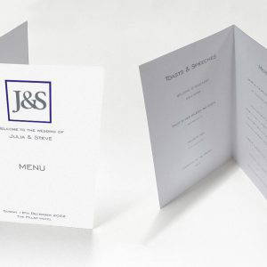 Blue Square - Celebration Menu