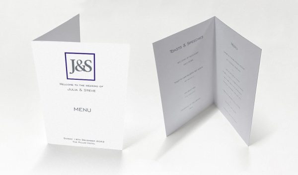Blue Square - Celebration Menu