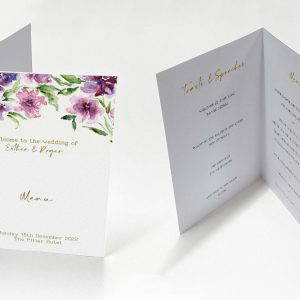 Floral Sky Light - Celebration Menu