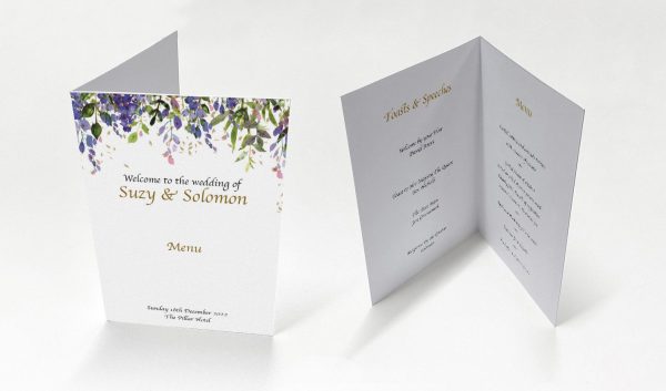 Floral Sky - Celebration Menu