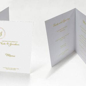 Golden Keyring - Celebration Menu
