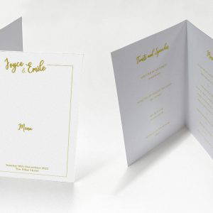 Golden Tablet- Celebration Menu