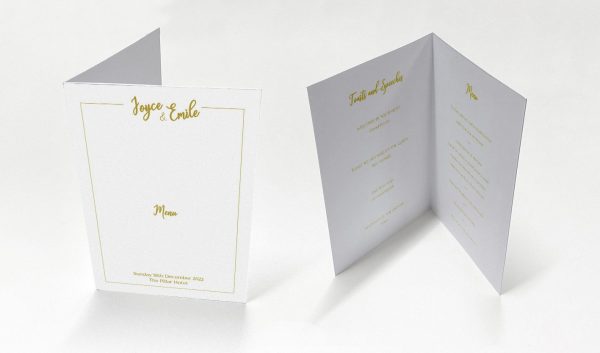 Golden Tablet- Celebration Menu