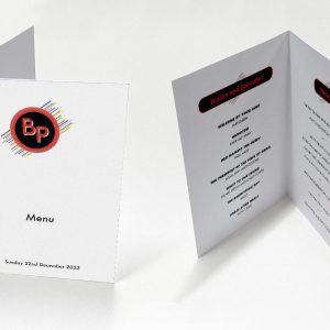 Modern Icon - Celebration Menu