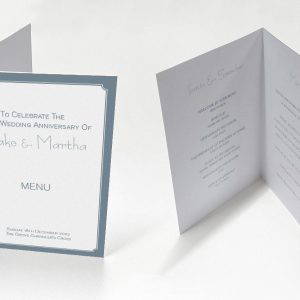 Silver Edge - Celebration Menu