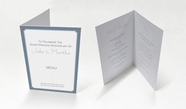Silver Edge - Celebration Menu
