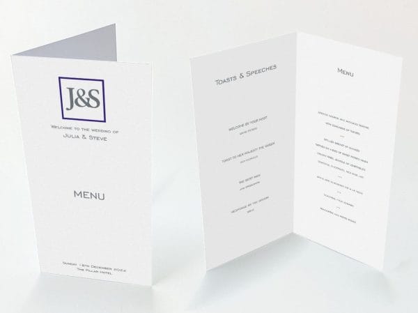 Blue Square - Diamond Menu