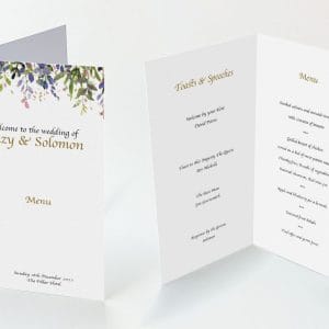 Floral Sky - Diamond Menu