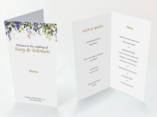 Floral Sky - Diamond Menu
