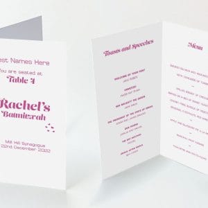 Pink Hearts - Diamond Menu