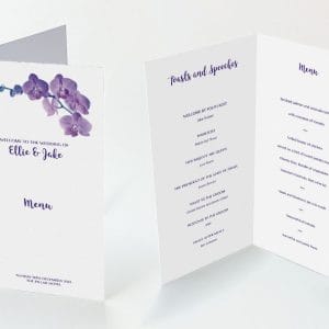 Purple Flora - Diamond Menu