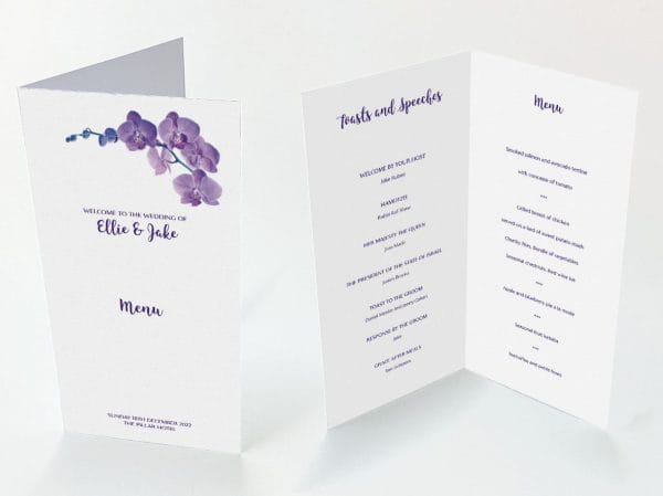 Purple Flora - Diamond Menu