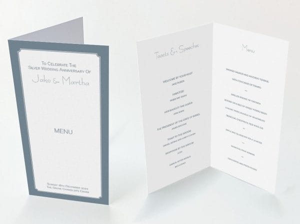 Silver Edge - Diamond Menu