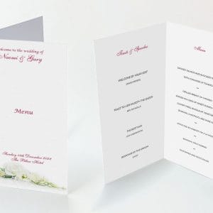 White Rose - Diamond Menu