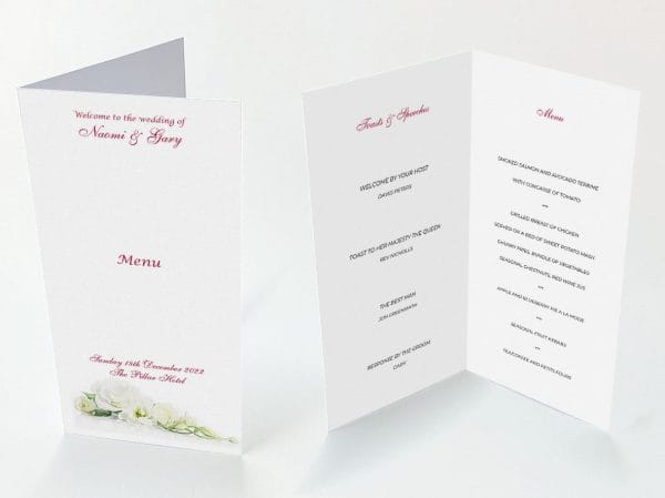 White Rose - Diamond Menu