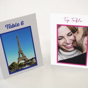 Exclusive Table Name Card