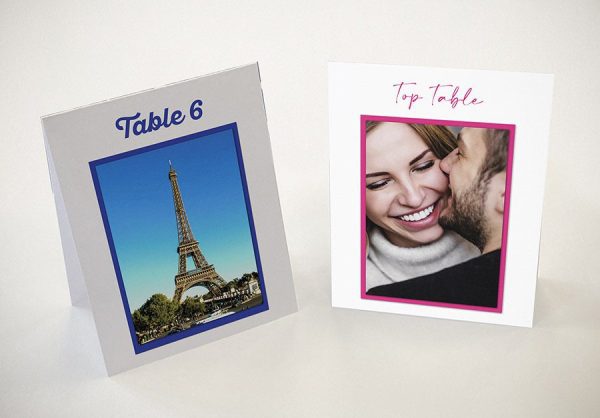 Exclusive Table Name Card