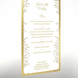 Gold Leaf - Exclusive Menu