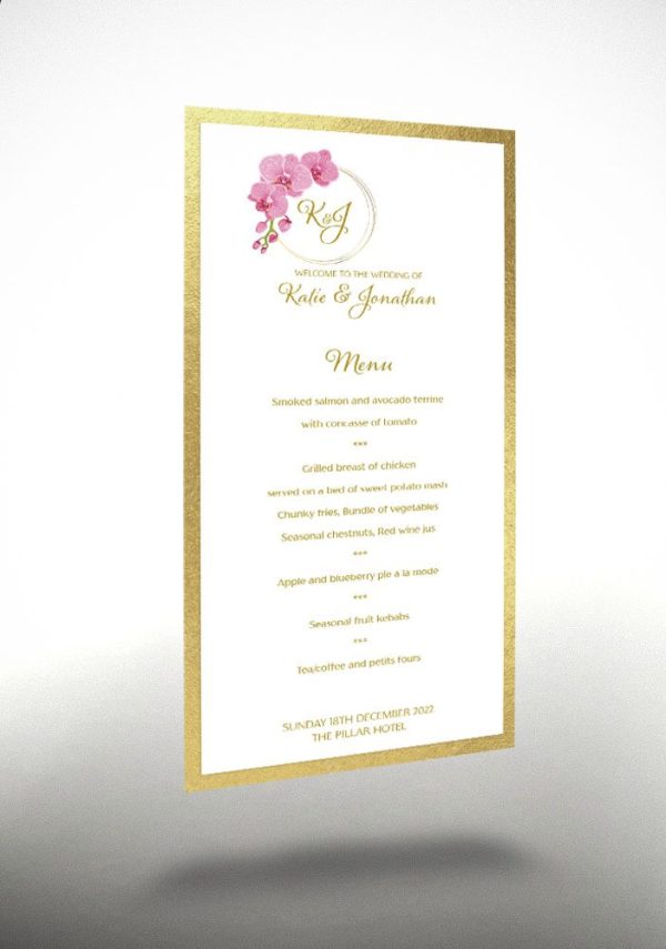 Golden Keyring - Exclusive Menu