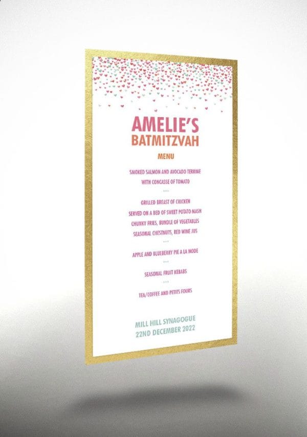 Pink & Green Dots - Exclusive Menu