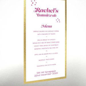 Pink Hearts - Exclusive Menu