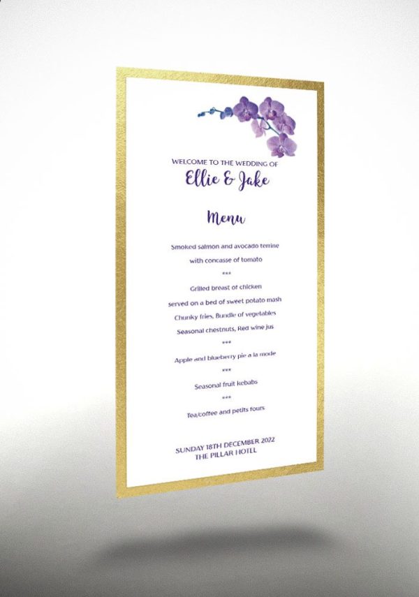 Purple Flora - Exclusive Menu