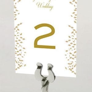 Gold Leaf - Celebration Table Name Card