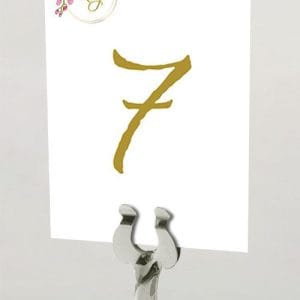 Golden Keyring - Celebration Table Name Card