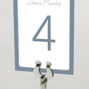 Silver Edge - Celebration Table Name Card