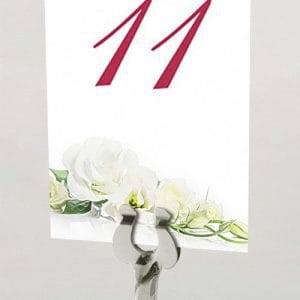 White Rose - Celebration Table Name Card