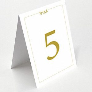 Golden Tablet - Diamond Table Name Card