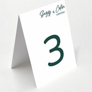 Green Contessa - Diamond Table Name Card